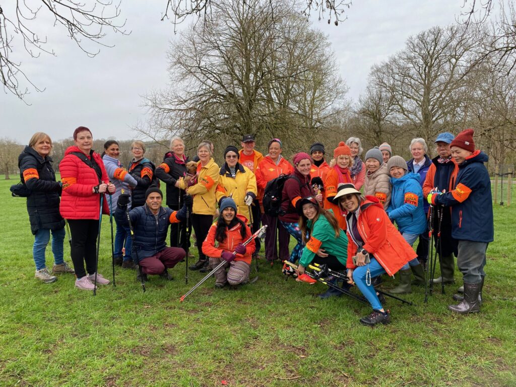 Eastville parkrun Nordic walkers